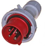 0141 (3P+E 16A 380-415V~), Вилка силовая переносная стандарта CEE 0141, 3Р+PE ...