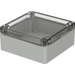 2217200 M 217 G, Euromas Series Grey Polycarbonate Enclosure, IP66, Flanged ...