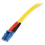 SMFIBLCSC4, LC to SC Duplex Single Mode OS1 Fibre Optic Cable, 9/125μm, Yellow, 4m