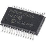 PIC18F25K80-I/SS, , Микроконтроллер 8-бит, PIC, 64 МГц, 32 Кб флэш-память ...