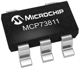 Фото 1/4 MCP73811T-420I/OT, MCP73811T-420I/OT, Battery Charge Controller IC, 3.75 to 6 V 5-Pin, SOT-23