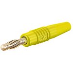 64.1020-24, In-Line Test Plug ø4mm Yellow 32A 30V Gold-Plated