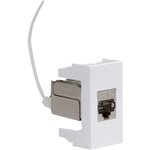 Розетка компьютерная 1-м 1мод. Viva RJ45 кат.6A бел. DKC 45078