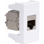 Розетка компьютерная 1-м 1мод. Viva RJ45 кат.6 экранир. бел. DKC 45068