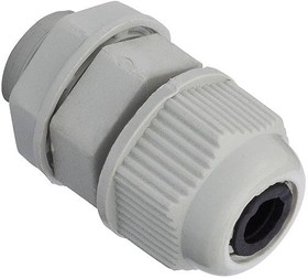 GC1001-B, Cable Glands, Strain Reliefs & Cord Grips M16X1.5 Cable Gland Light Grey