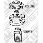 Опора амортизатора TOYOTA COROLLA 2 94-99, STARLET 96-99 MS21018