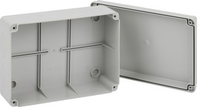 Распаячная коробка ЭРА KORvp приборная подъездная открытой установки 190х140х75мм на винтах с гладкими стенками IP55 Б0058944
