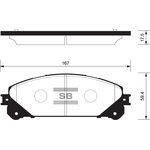 SP2137, SP2137SNS_!колодки дисковые п.\ Lexus RX/Highlander 3.5/4.5h 09