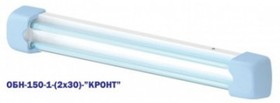 Облучатель ультрафиолетовый с лампой настенный ОБН-150-1-(2х30)