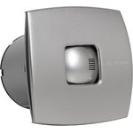 Вентилятор A100XS-S-K серебро с микроволновым датчиком+клапан+фланец 402062