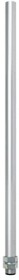 Фото 1/2 POLE22-0500AT, Silver Threaded Pole for use with LR, SL, SK, SF, NE-A, NE-IL Series