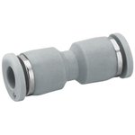 2121506000, QR1-S-RSK Series Straight Fitting, Push In 6 mm to Push In 6 mm ...