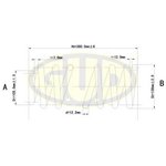 GCS095021, Пружина перед vw passat 1.6-1.8 88-92