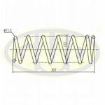 GCS262034, Пружина передн