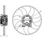 CFF170000S, Вентилятор радиат.охл.двиг.