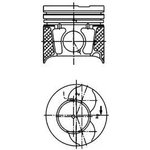 40469610, Поршень ДВС Citroen. Peugeot 1.4HDi DV4TD =73.7 2.5x2x2.5 +0.50 01