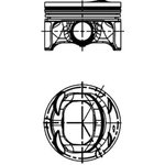 Поршень ДВС KOLBENSCHMIDT 40846600 STD VW 1.4TSI 1cil