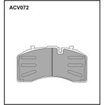 ACV072KHD, Колодки тормозные дисковые WVA (29158) HCV