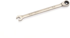 Фото 1/2 515008, Ключ комбинированный с ТРЕЩОТКОЙ х8мм Дело техники