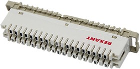 Фото 1/2 04-0102, Плинт на 10 пар размыкаемый, маркировка 0-9 (монтаж на хомут)