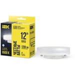LLE-T80-12-230-65-GX53, Лампа LED T75 таблетка 12Вт 230В 6500К GX53 IEK
