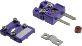 SMPW-CC-E-M, THERMOCOUPLE CONNECTOR, E TYPE, PLUG