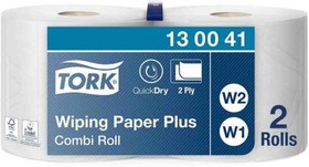 130041, Centrefeed of 1 White Paper Wipes for Various Applications Use