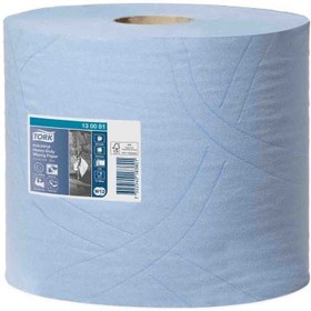 130081, Centrefeed of 1 Blue Paper Wipes