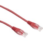 Патч-корд 2 м красный 5E RJ-45 кабель сетевой для интернета (5 шт.)
