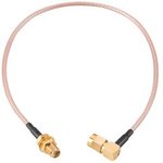 65503603215305, RF Cable Assembly, SMA Male Angled - SMA Female Straight ...