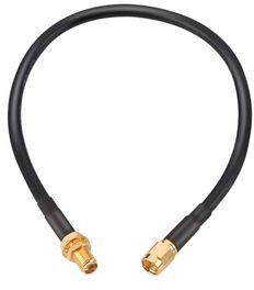 65503503230501, RF Cable Assembly, SMA Male Straight - SMA Female Straight, 304.8mm, Black