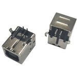 RND 205-01048, USB-B Connector 2.0 Receptacle, Right Angle, 4 Poles
