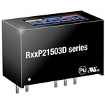R15P21503D, Isolated DC/DC Converters - Through Hole 2W 15Vin 15/-3Vout 93/-185mA