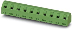 PCB terminal, 12 pole, pitch 7.62 mm, AWG 26-16, 16 A, screw connection, green, 1718702