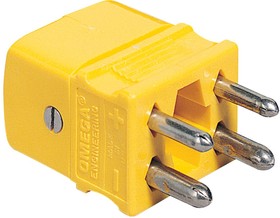 DTC-K-M, THERMOCOUPLE CONNECTOR, K TYPE, PLUG