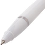 BRAUBERG ballpoint pen "Stand Pen White 1", BLUE, chain, white body ...