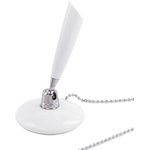BRAUBERG ballpoint pen "Stand Pen White 1", BLUE, chain, white body ...