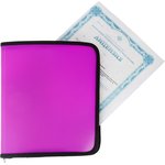 Папка-конверт на молнии с 3-х сторон Attache Neon A5 розовый