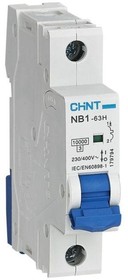 Выключатель автоматический модульный 1п D 32А 10кА NB1-63H (R) CHINT 179803