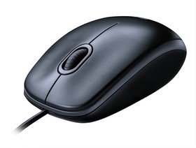 Фото 1/10 Мышь Logitech Mouse M100, DARK/GREY, USB, 1000dpi, [910-005003/910- 001604/910-005006]