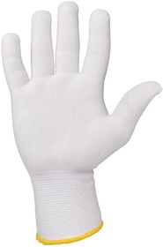 Бесшовные перчатки из нейлона для точных работ, размер S/7, 12 пар, JS011n-S JS011n-S/12