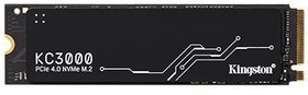 Фото 1/10 Накопитель SSD Kingston 1Tb KC3000 M.2 Series  SKC3000S/1024G  (PCI-E 4.0 x4, up to 7000/6000Mbs, 1000000 IOPS, 3D TLC, NVMe, 800TBW, Phison