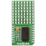 MIKROE-1307, 8x8 B Click Blue LED Matrix Development Board 5V