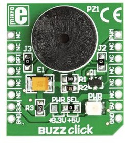 Фото 1/2 MIKROE-945, BUZZ Click Piezo Speaker Development Board 5V
