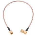 65503503630506, RF Cable Assembly, SMA Male Straight - SMA Male Angled, 304.8mm ...