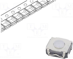 KSC2TE41JLFS, Микропереключатель TACT; SPST-NO; Пол: 2; 0,05A/32ВDC; SMT; нет; 4Н