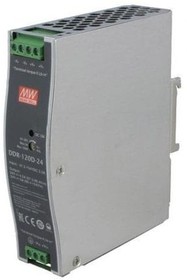 Фото 1/4 DDR-120D-24, Isolated DC/DC Converters - DIN Rail Mount 67.2-154Vin 24V 5A 120W DIN Iso DC-DC