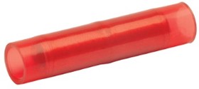Butt connectorwith insulation, 35 mm², red, 65 mm