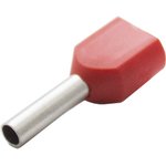 Engard Pin Sleeve Tip Insulated Double NSHVI(2) 1,0-8 color red (1 pack/50 pcs.) ...
