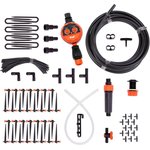 Капельный полив от емкости с регулируемыми капельницами на 60 растений с ...